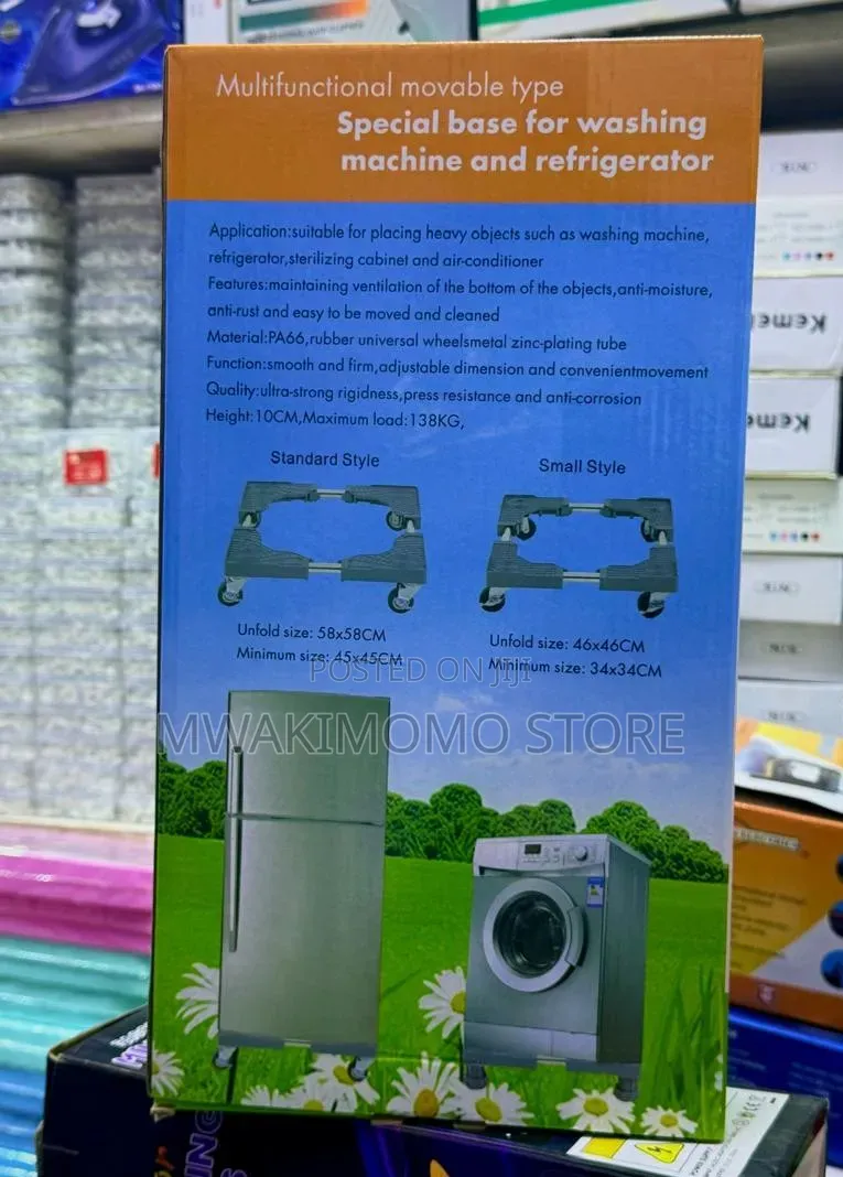 Multifunctional Movable Base Stand Size 58cm X 58cm Maximum Load 138kg