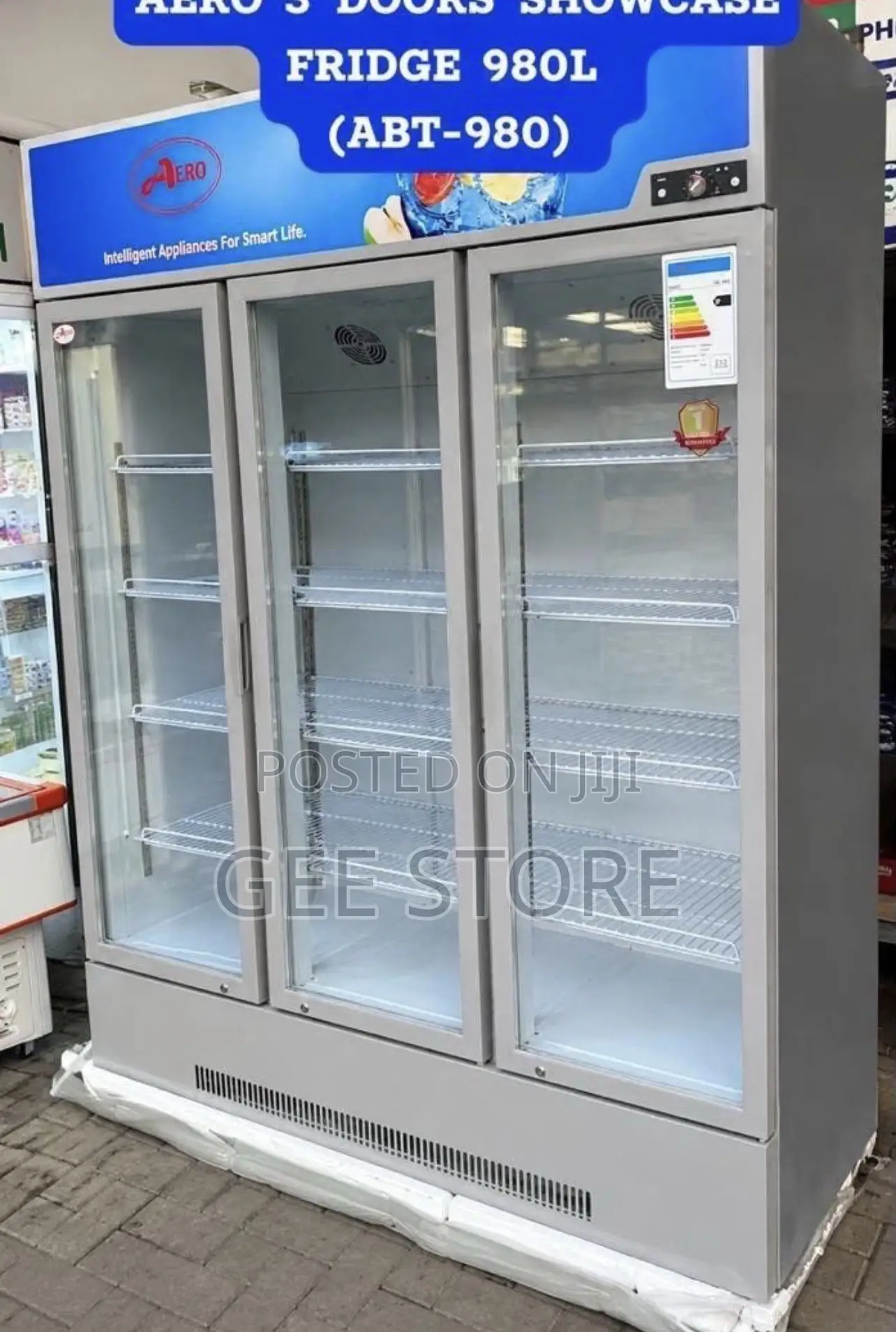 Aero 3 Doors Showcase Fridge (ABT-980) 980litre