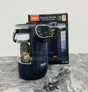 RAF Electric Kettle 2.5L With LED Display, Stainless Steel Interior