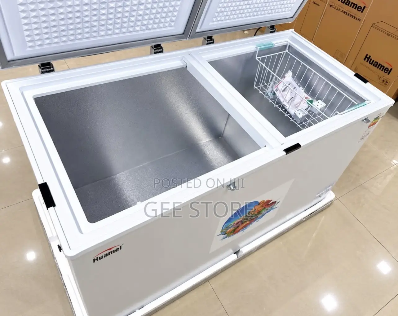 Huamei Freezer Double Door 468 470litre