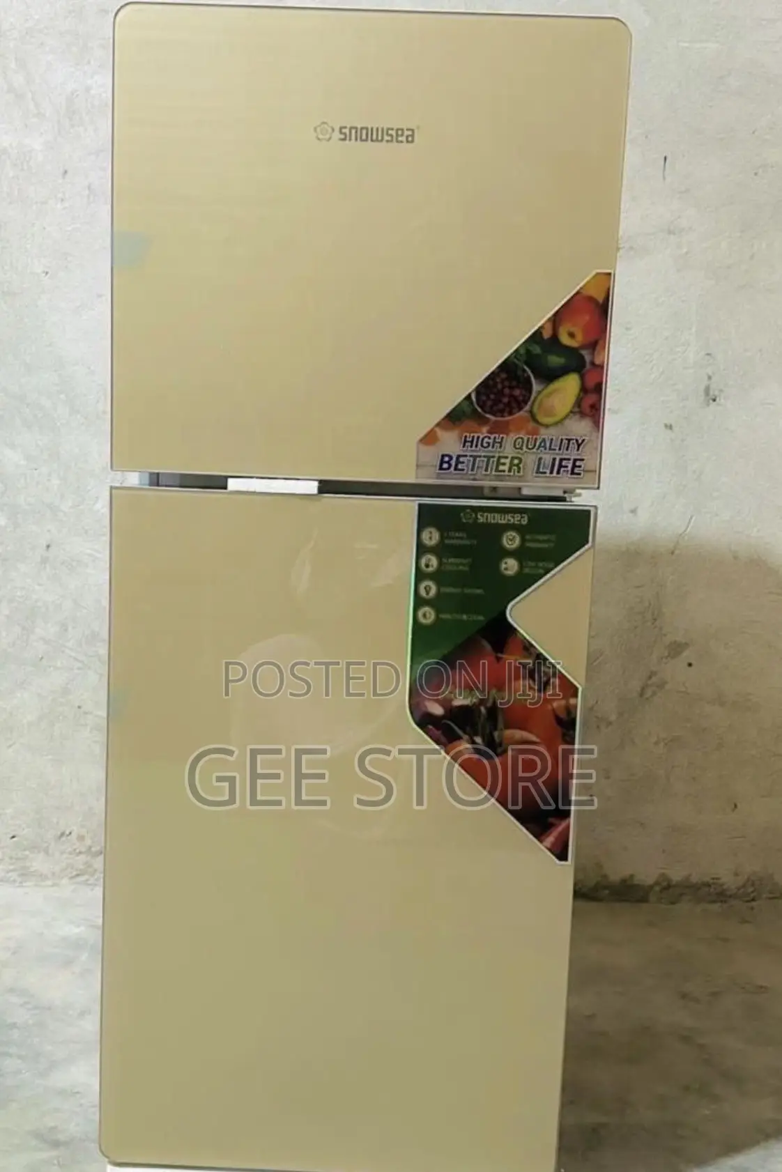 Snowsea 138L Glass Door Refrigerator (Model: SN188RGG),