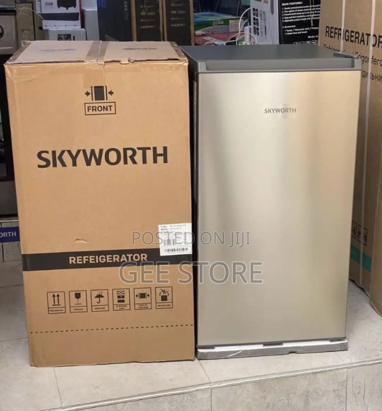 Skyworth Single Door Fridge 90L