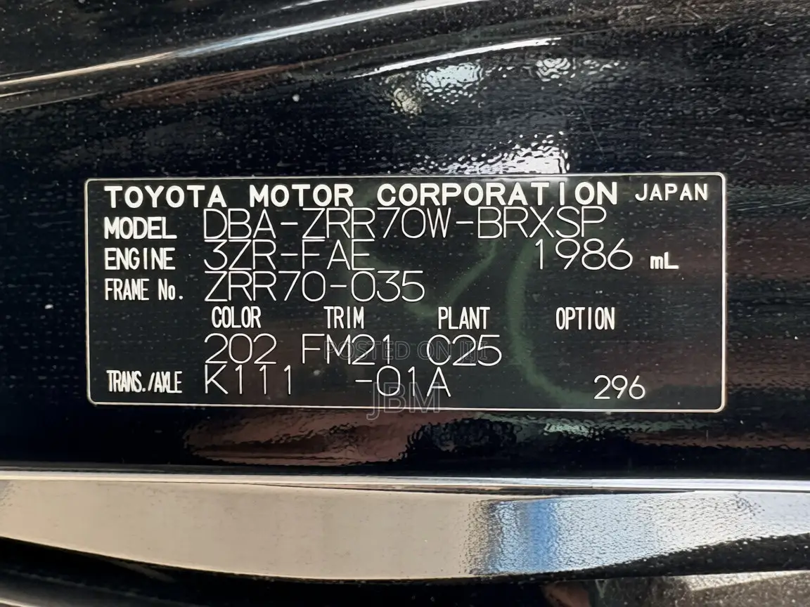 Toyota Voxy ZS G's 2WD 8-Seater 2010 Black