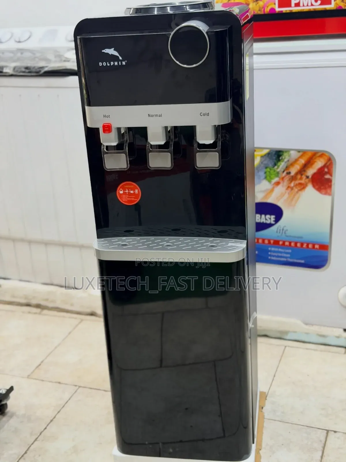 Dolphin 3-Taps Water Dispenser –Hot, Normal, Cold With Storage Cabinet
