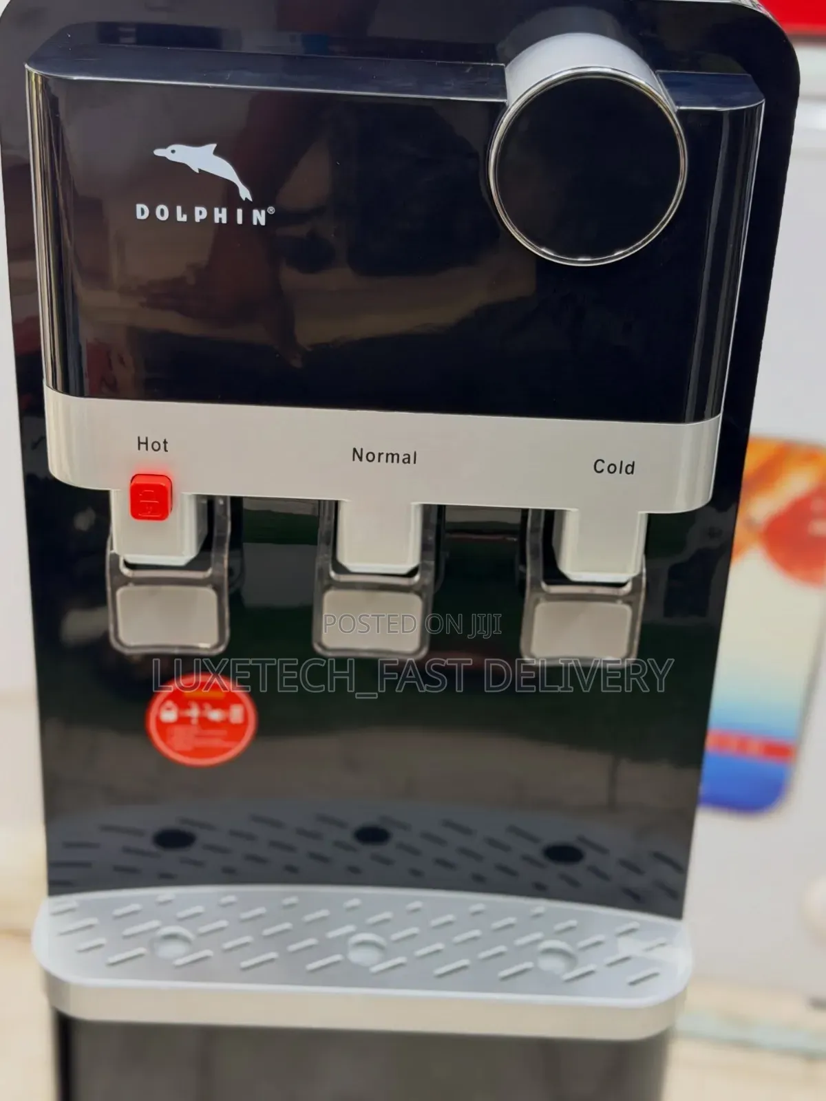 Dolphin 3-Taps Water Dispenser –Hot, Normal, Cold With Storage Cabinet