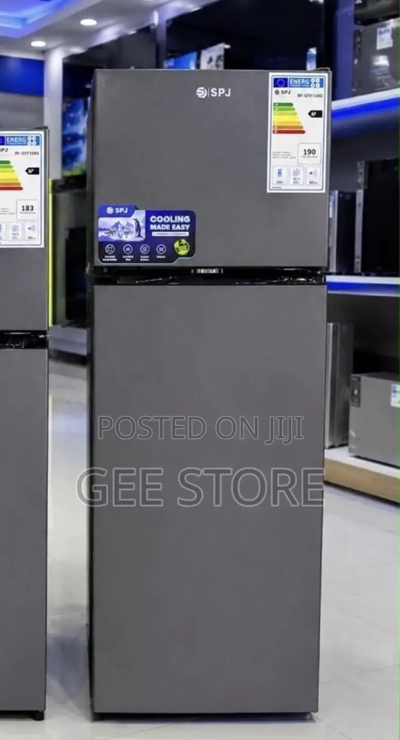 SPJ Double-Door Refrigerator 138litres