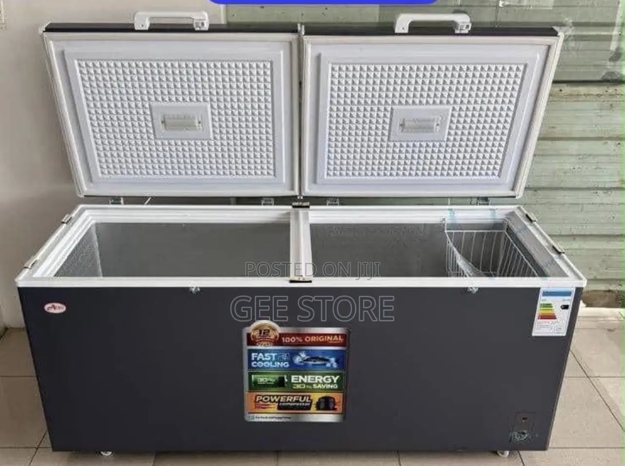 Aero Double Door Chest Freezer 600litres