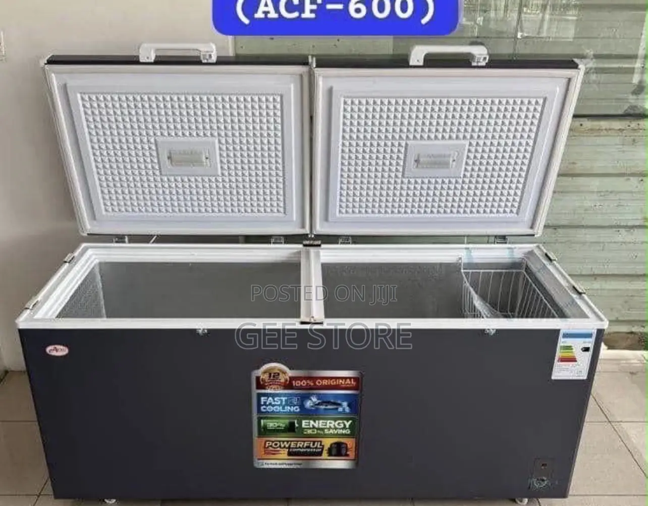 Aero Double Door Chest Freezer 600litres