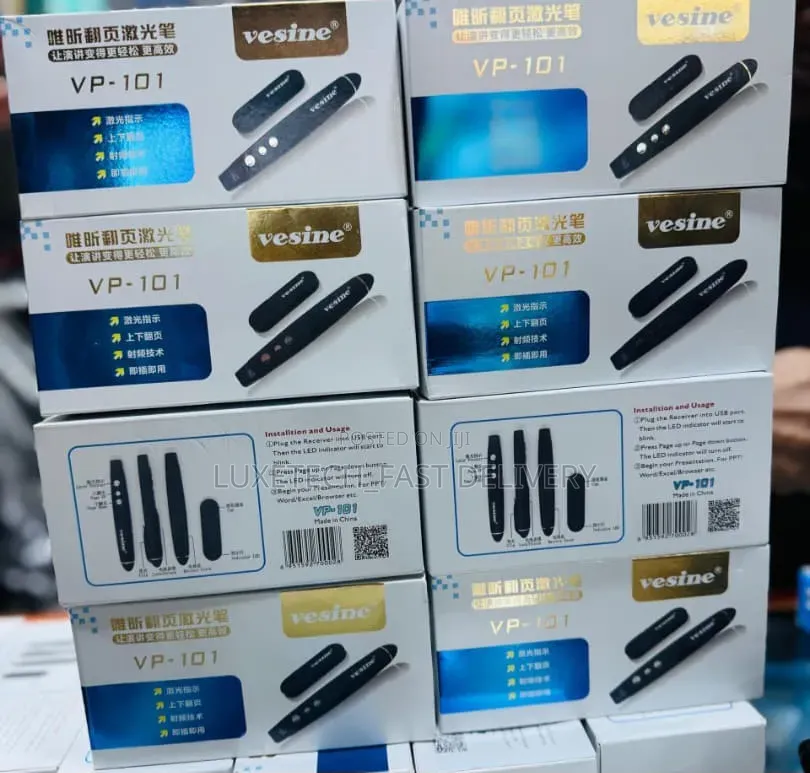 Vesine Wireless Presentation Pointer – Laser Remote Clicker