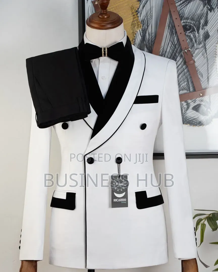 Me Suit Black White
