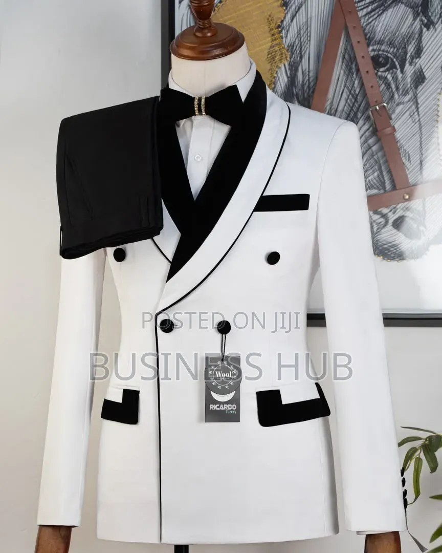 Me Suit Black White