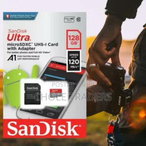 SanDisk Ultra 128GB microSDXC UHS-I Memory Card