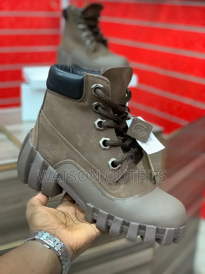 Men's Boots Leather Materials Pure 4 Colours Hot Design and Best Brand
