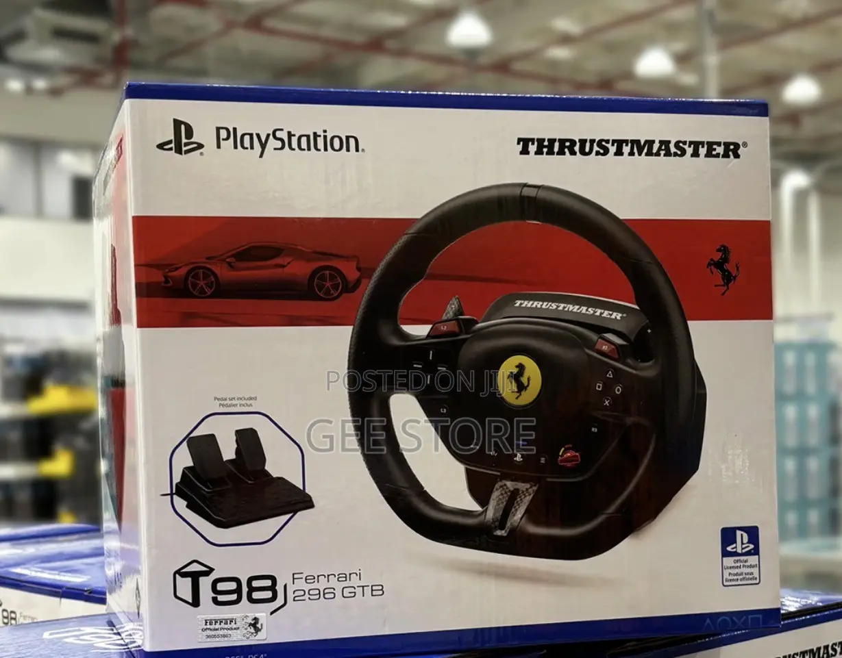 Thrustmaster T98 Ferrari 296 GTB Racing Wheel and Pedal Set