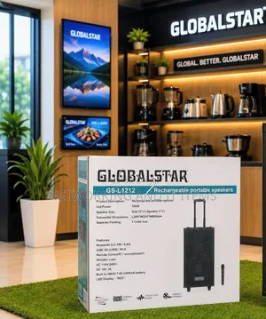 *GLOBALSTAR SPEAKER Rechargeable Speaker 1212