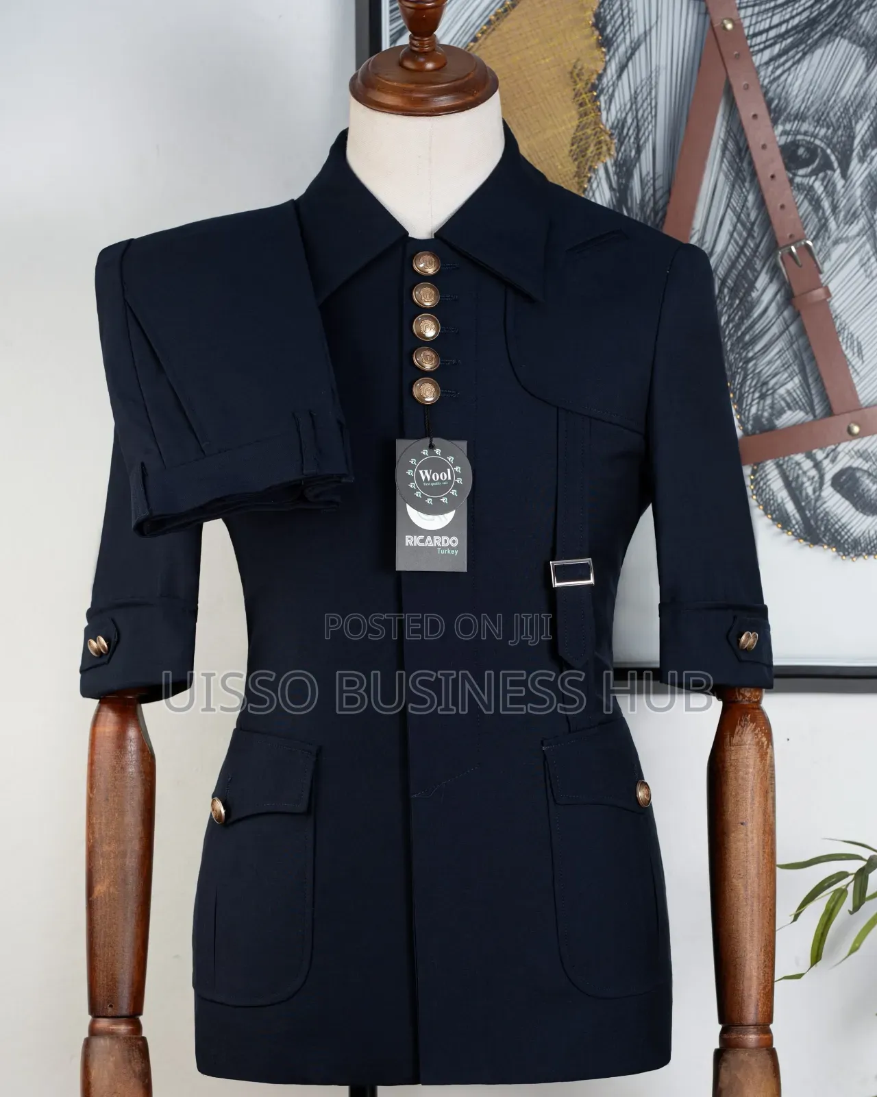 Blue Kaunda Suit Classic