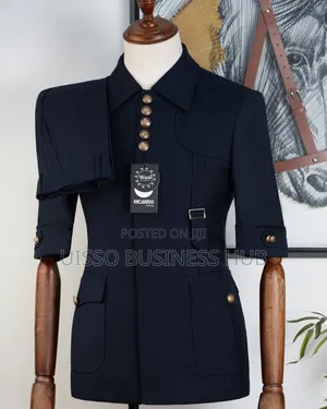 Blue Kaunda Suit Classic