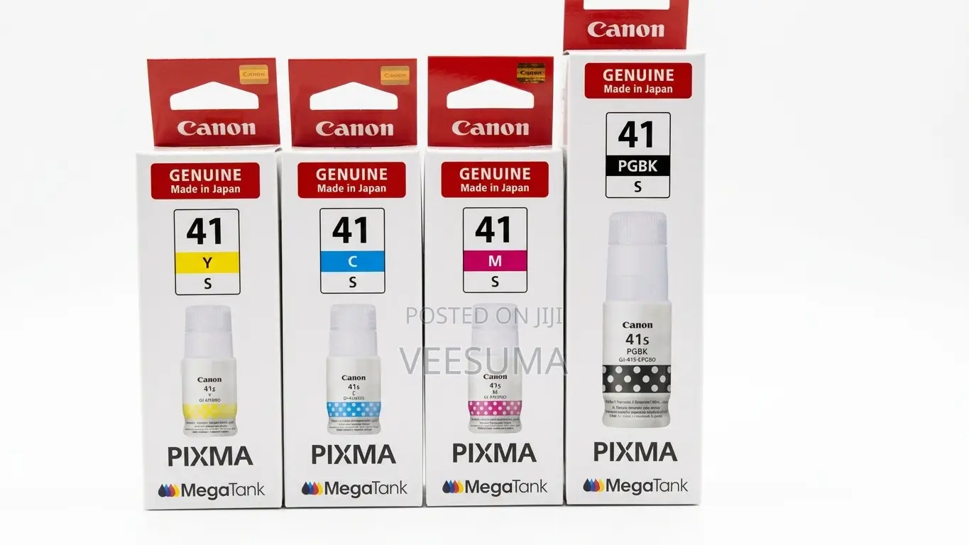 Genuine Canon GI-41S Ink Bottles Set (GI-41S PGBK / C / M / Y)