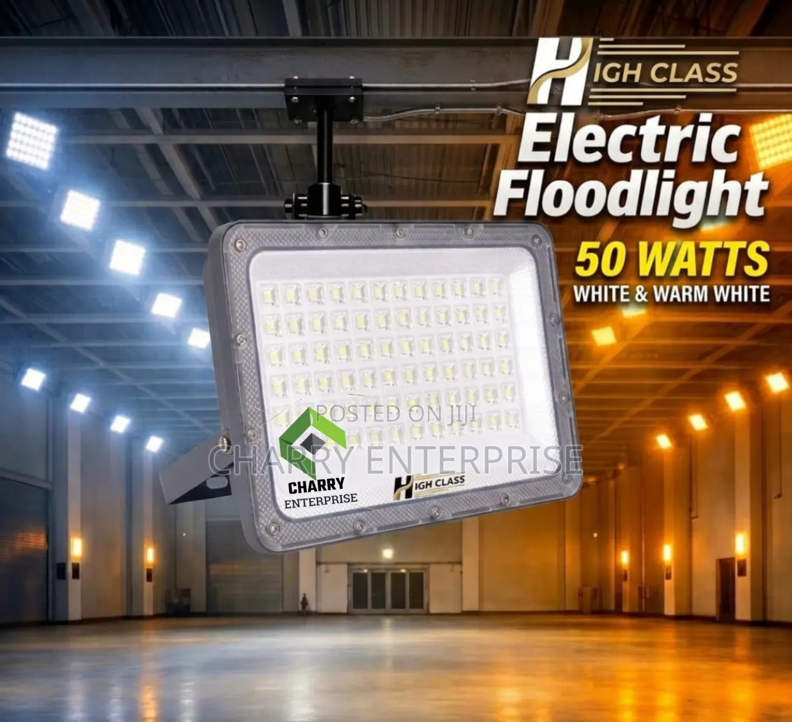High Class ELECTRIC Flood Light 50W for Indoor and Outdoor Use