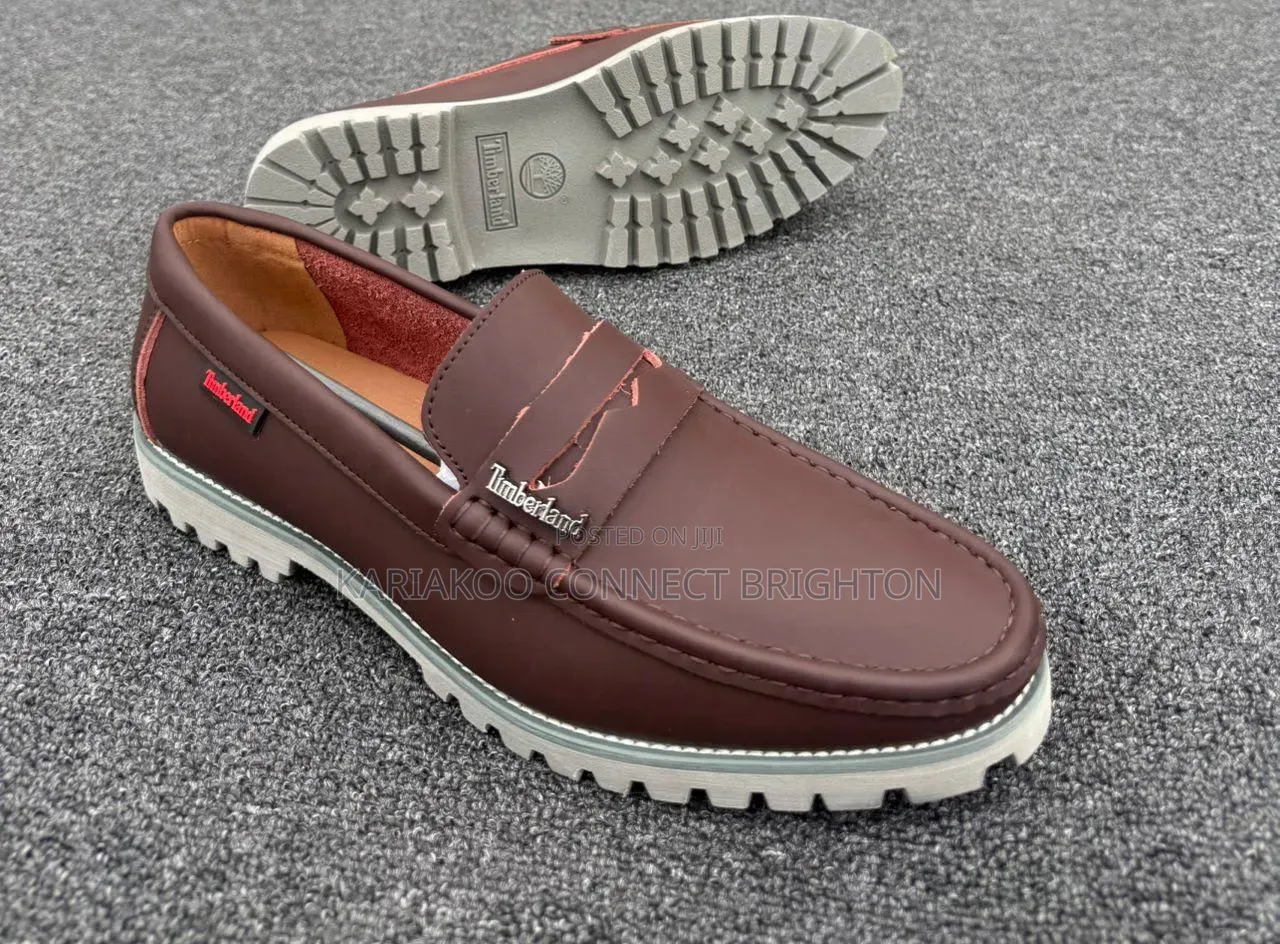 Navy Blue Timberland Loafers