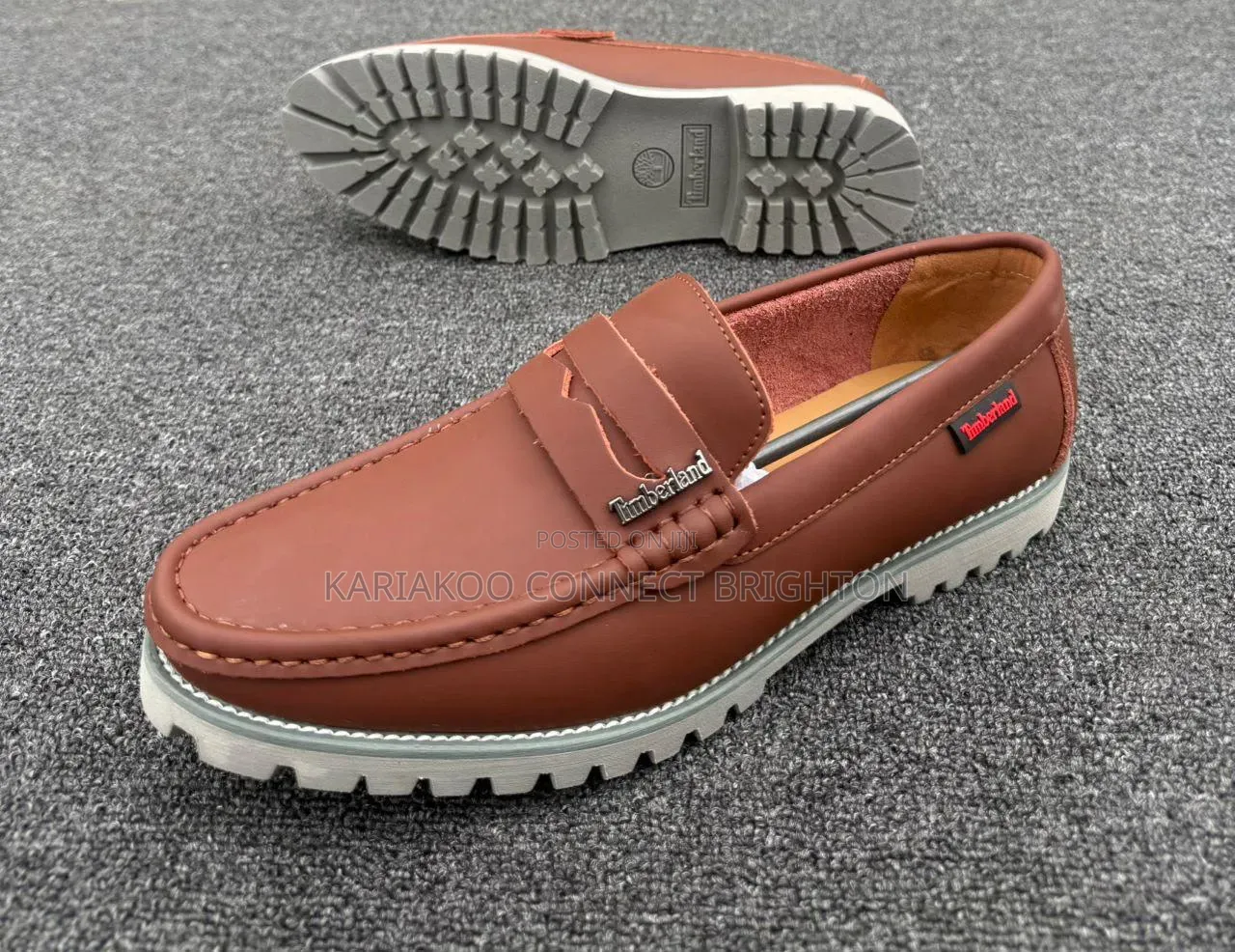 Navy Blue Timberland Loafers
