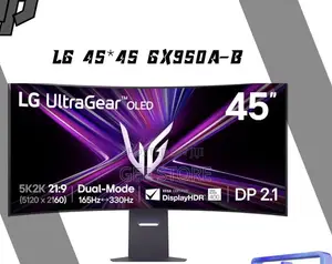 LG UltraGear 45-Inch OLED Dual-Mode 5K2K Gaming Monitor (45gx950a-B)