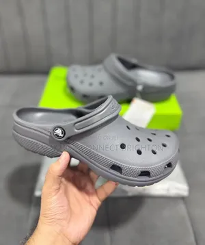 Cream Crocs Clogs