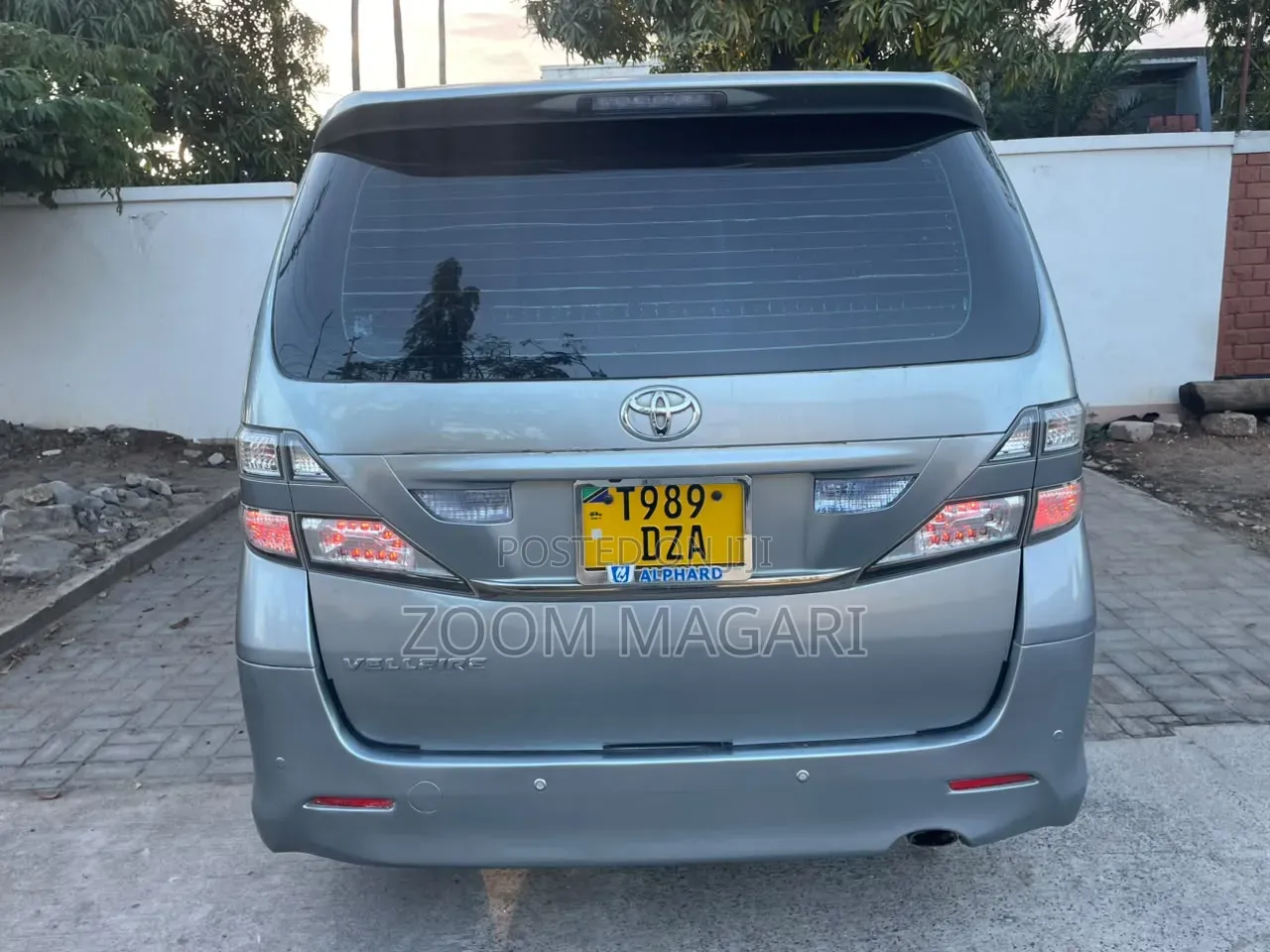 Toyota Alphard 2008 Gray