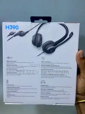 H390 Headset Logitech Noise Cancelation Crystal Clear Sound