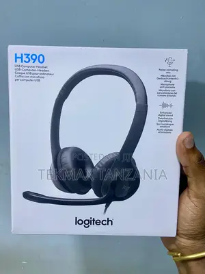 H390 Headset Logitech Noise Cancelation Crystal Clear Sound