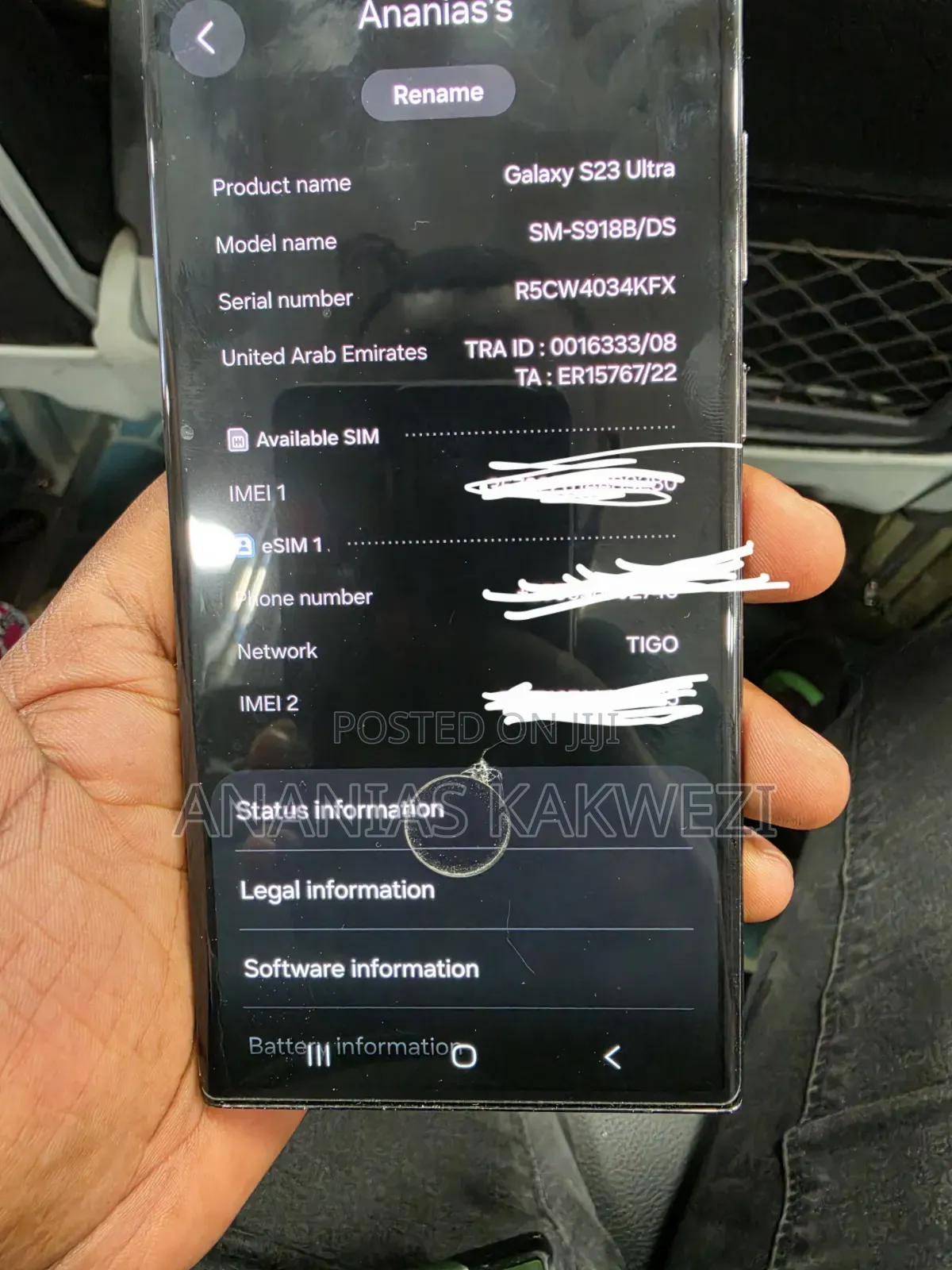 Samsung Galaxy S23 Ultra 512 GB Black