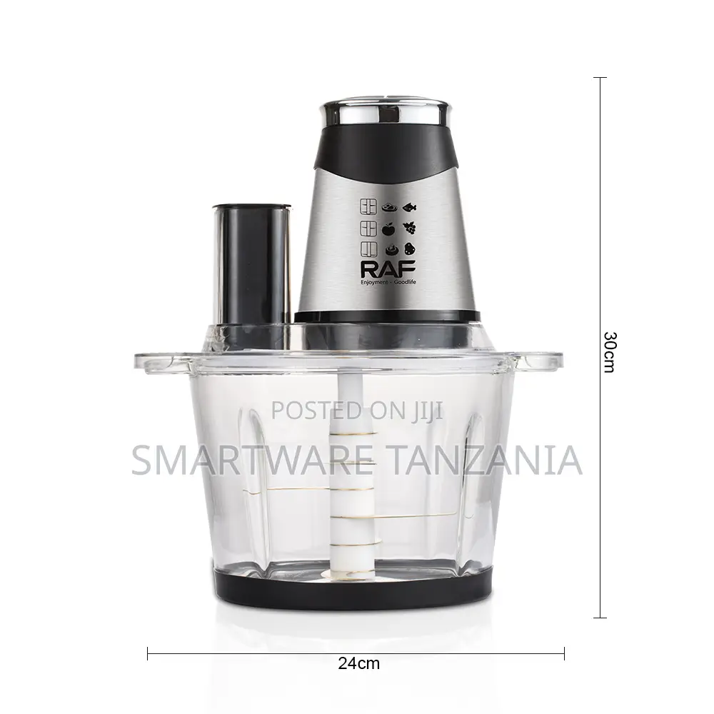 RAF Food Processor 3.0L Capacity 6-in-1 Functionality, Stainless Steel