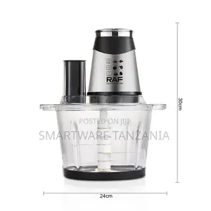 RAF Food Processor 3.0L Capacity 6-in-1 Functionality, Stainless Steel