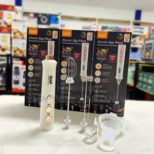 RAF Electric Egg Whisk 3-in-1, 80W Power, 3 Speed, Easy to Clean
