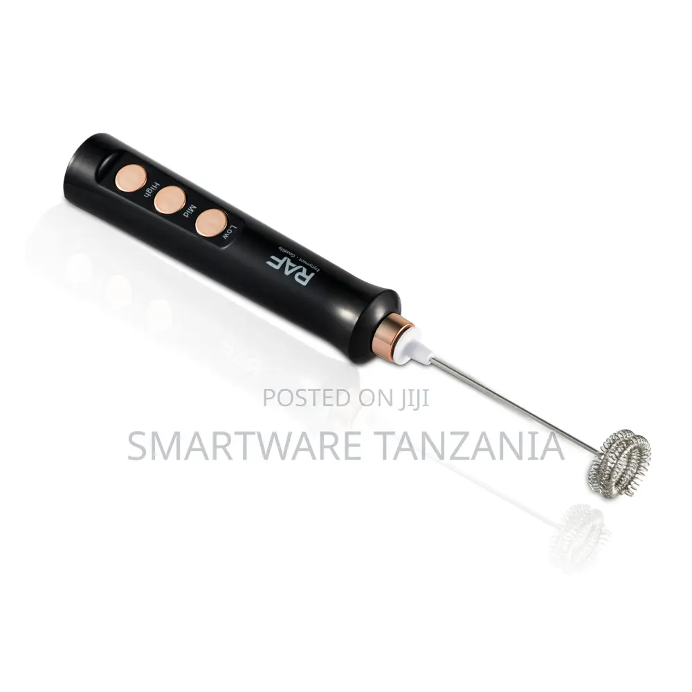 RAF Electric Egg Whisk 80W With Three Speed Settings and Attachments