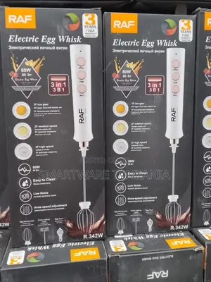 RAF Electric Egg Whisk 80W 3-in-1 Kitchen Mixer With Speed Control