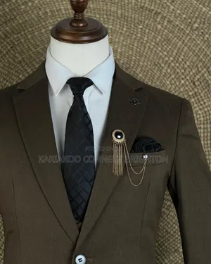 Dark Brown 3 Piece Bussines Suit