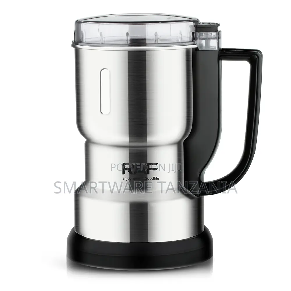 RAF Coffee Grinder 350W With Stainless Steel Blades, 8-Blade System