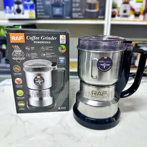 RAF Coffee Grinder 350W With Stainless Steel Blades, 8-Blade System