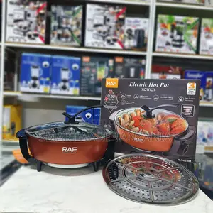 RAF Electric Hot Pot 8.0 Liter Capacity, 1200W With Non-Stick Coating