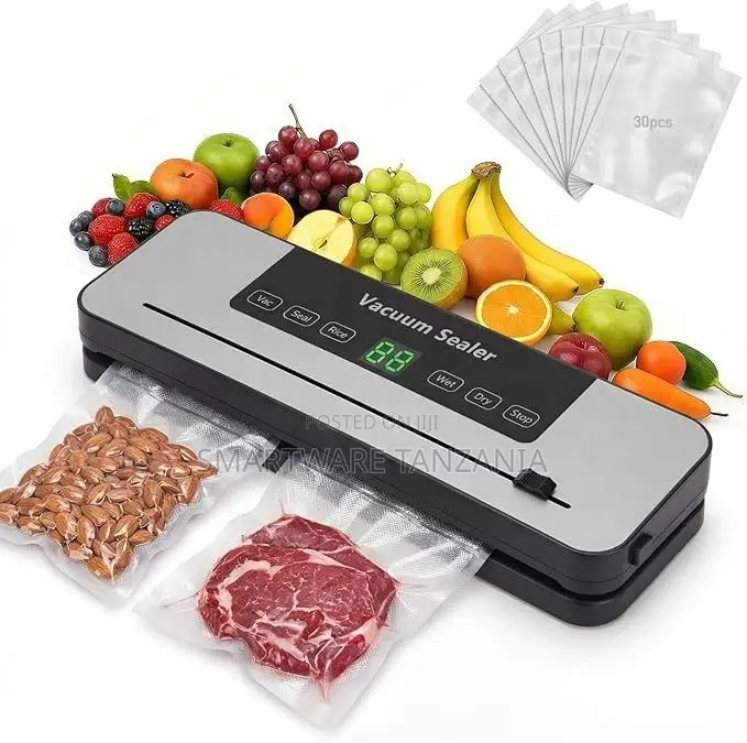 Vacuum Sealer Machine With Digital Display, Dry/Moist Sealing Modes