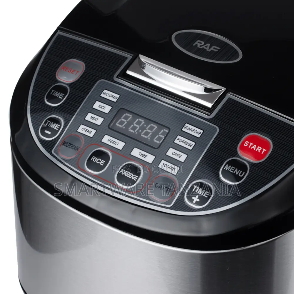 RAF Rice Cooker, 900W Capacity, Digital Control, Non-Stick Inner Pot