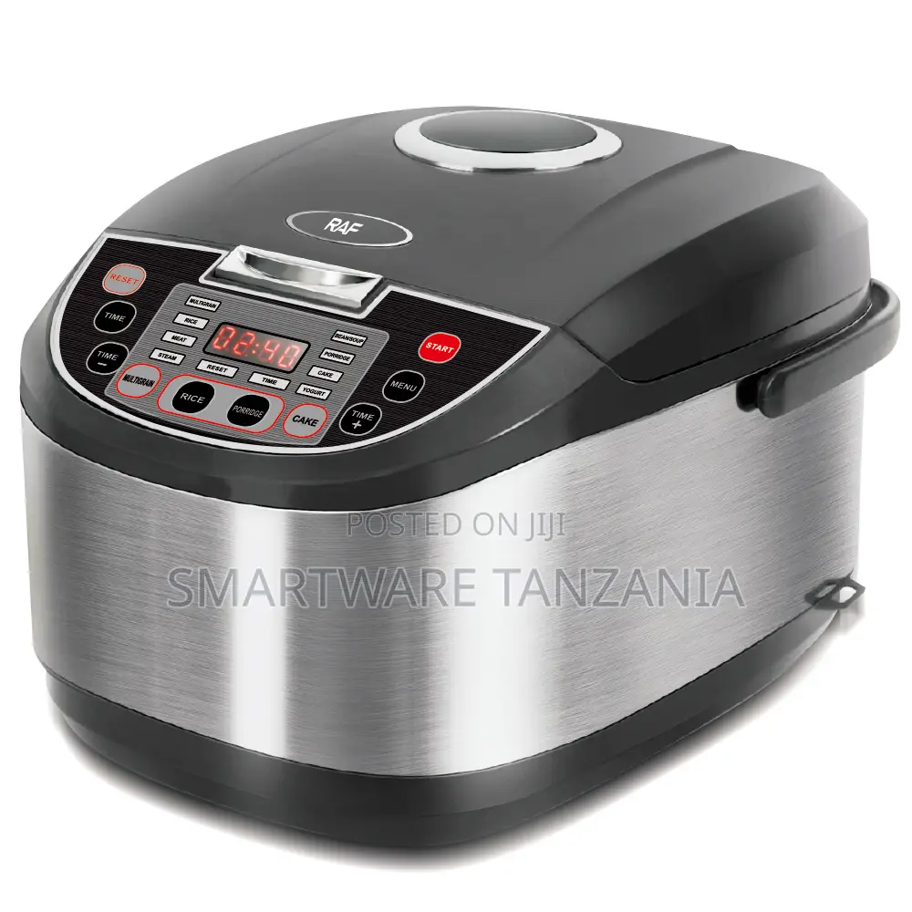 RAF Rice Cooker 900W With Non-Stick Inner Pot, Digital Control Panel