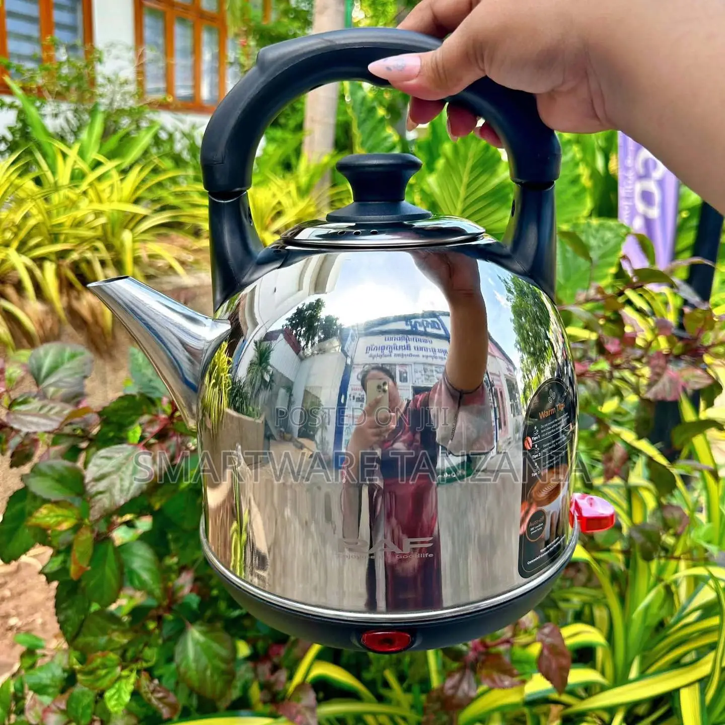 RAF Electric Kettle 5.0L Capacity, 1800W Power, Stainless Steel Design