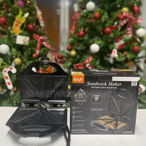 RAF Sandwich Maker 750W Non-Stick Coating, Double-Sided Heating