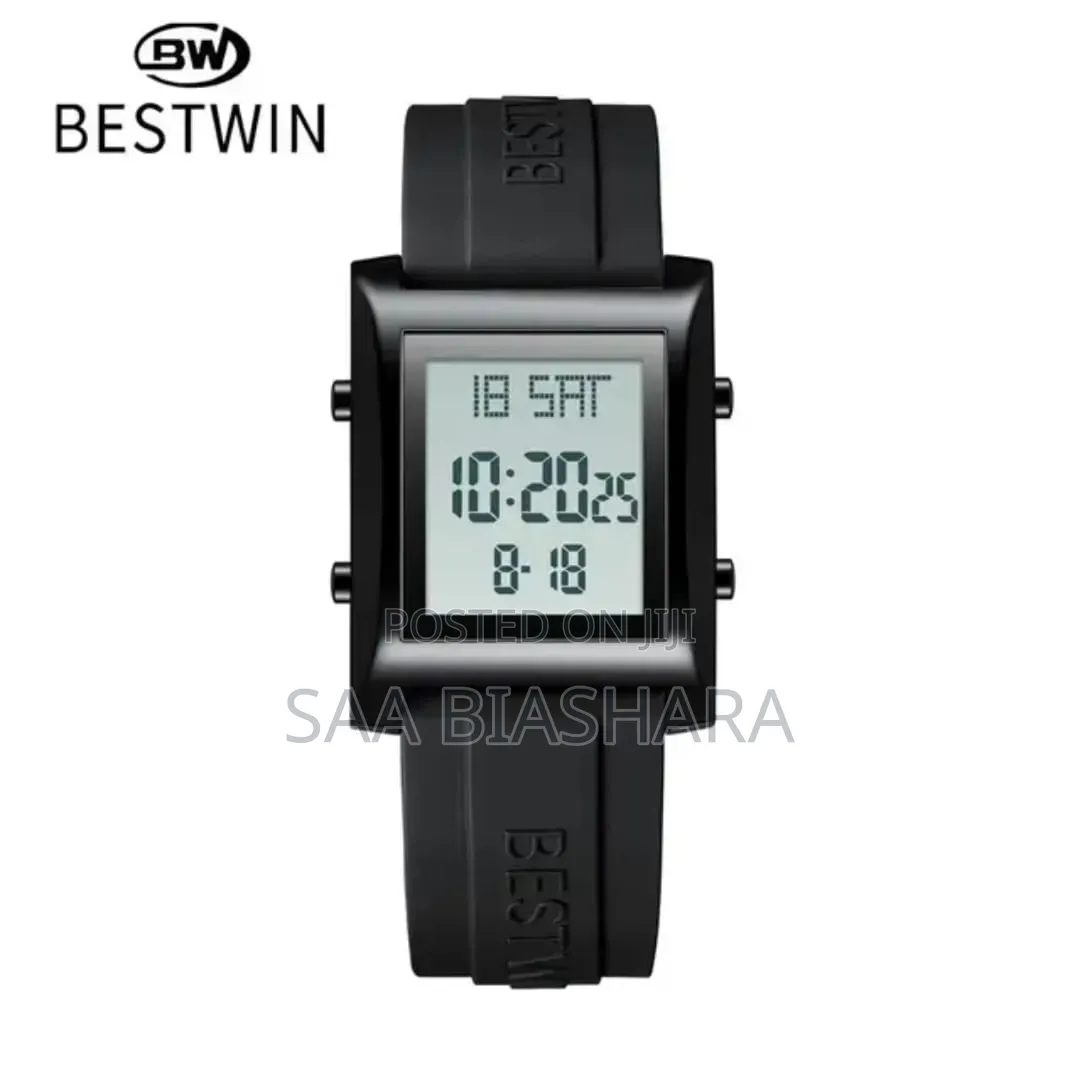 Bestwin Digital Wristwatch Black Belt