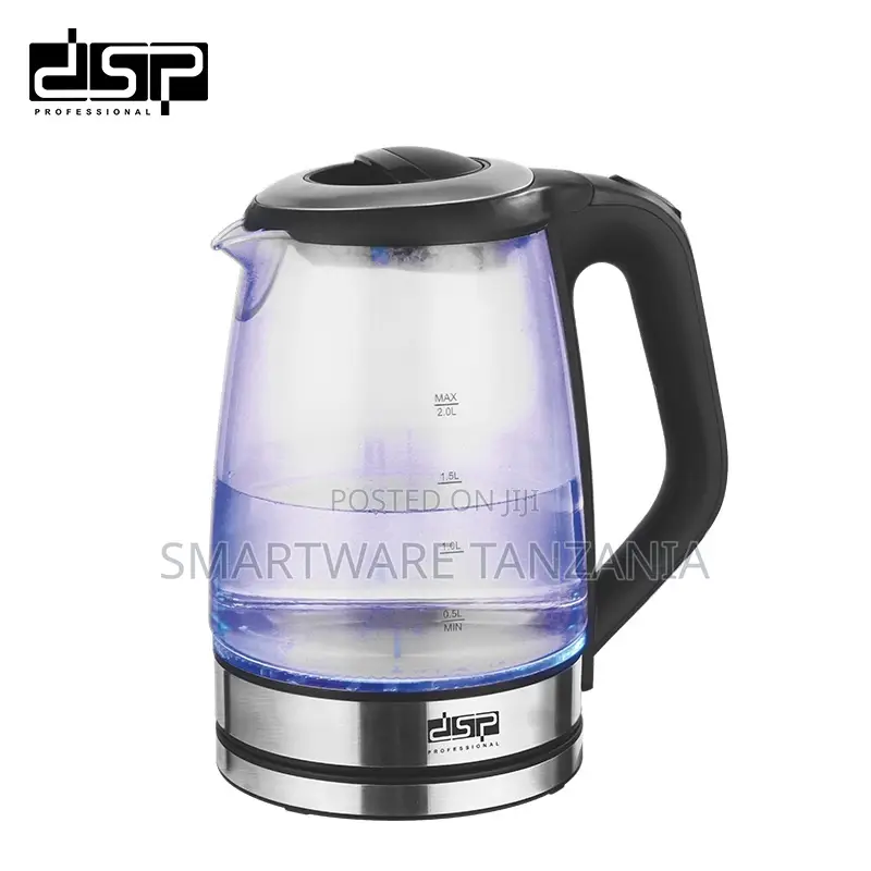 DSP Electric Kettle 2200W, 2.0L Capacity With Blue Light Indicator