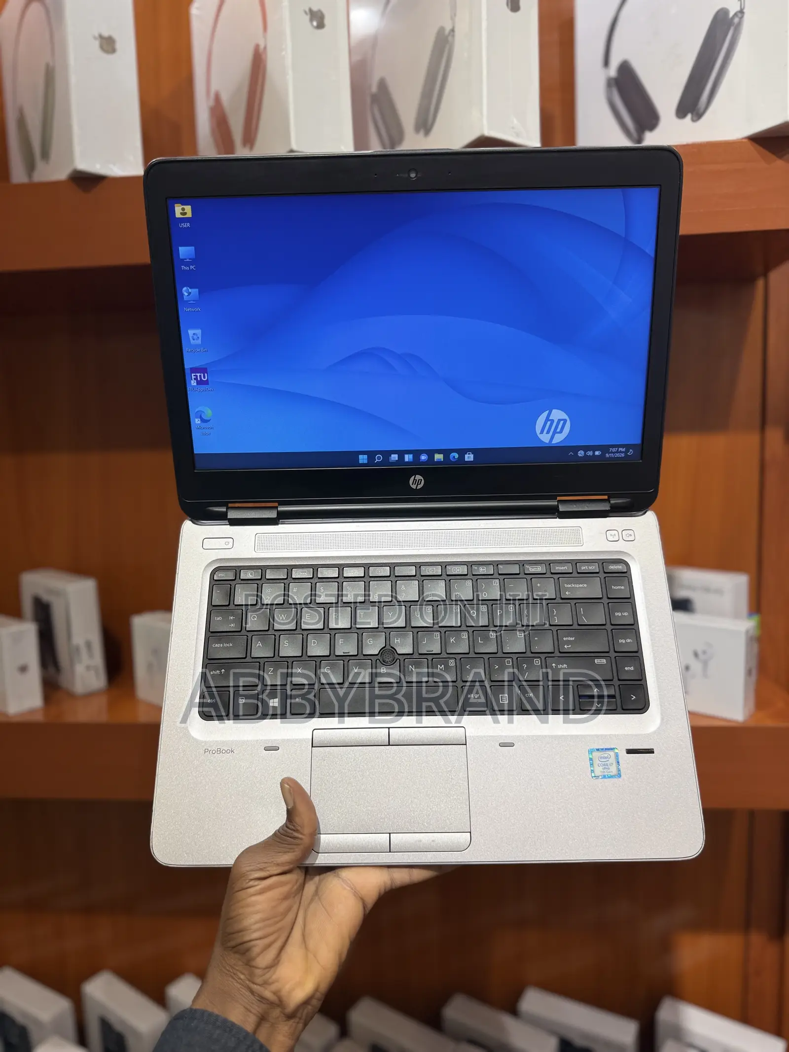 Laptop HP ProBook 640 G3 8GB Intel Core i7 SSD 256GB