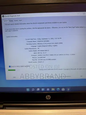 Laptop HP ProBook 640 G3 8GB Intel Core i7 SSD 256GB