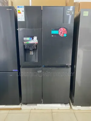 Hisense H780sb-Idl 601L Side-by-Side Fridge Ice Maker, Dispenser, WiFi
